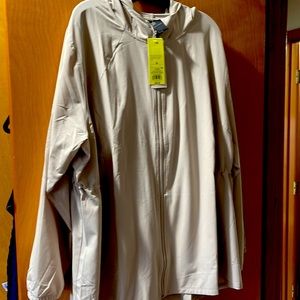 NWT 3X All in Motion Lightweight Jacket - Light Grey